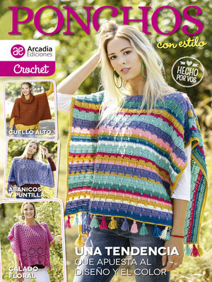 cover image of Crochet Ponchos con estilo